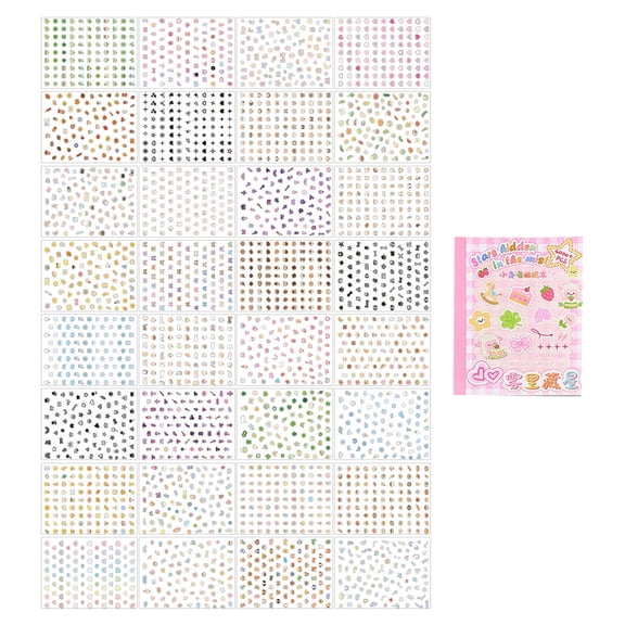 Wonderful Present Tiny Decos Sticker Book Featuring Sticker for Kids and Craft Enthusiasts Gift