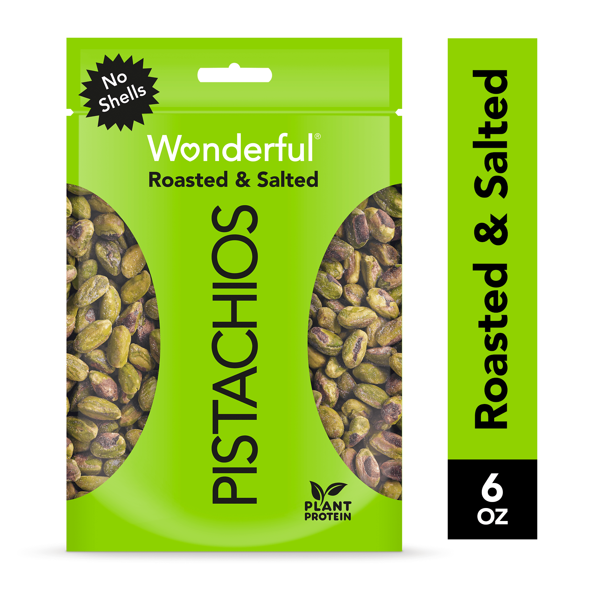 Wonderful Roasted & Salted Pistachios, 6 oz