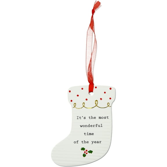 Wonderful Time - 3.75" Stocking Ornament