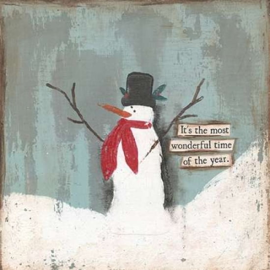 Wonderful Time of the Year Canvas Art - Cassandra Cushman (24 x 24)