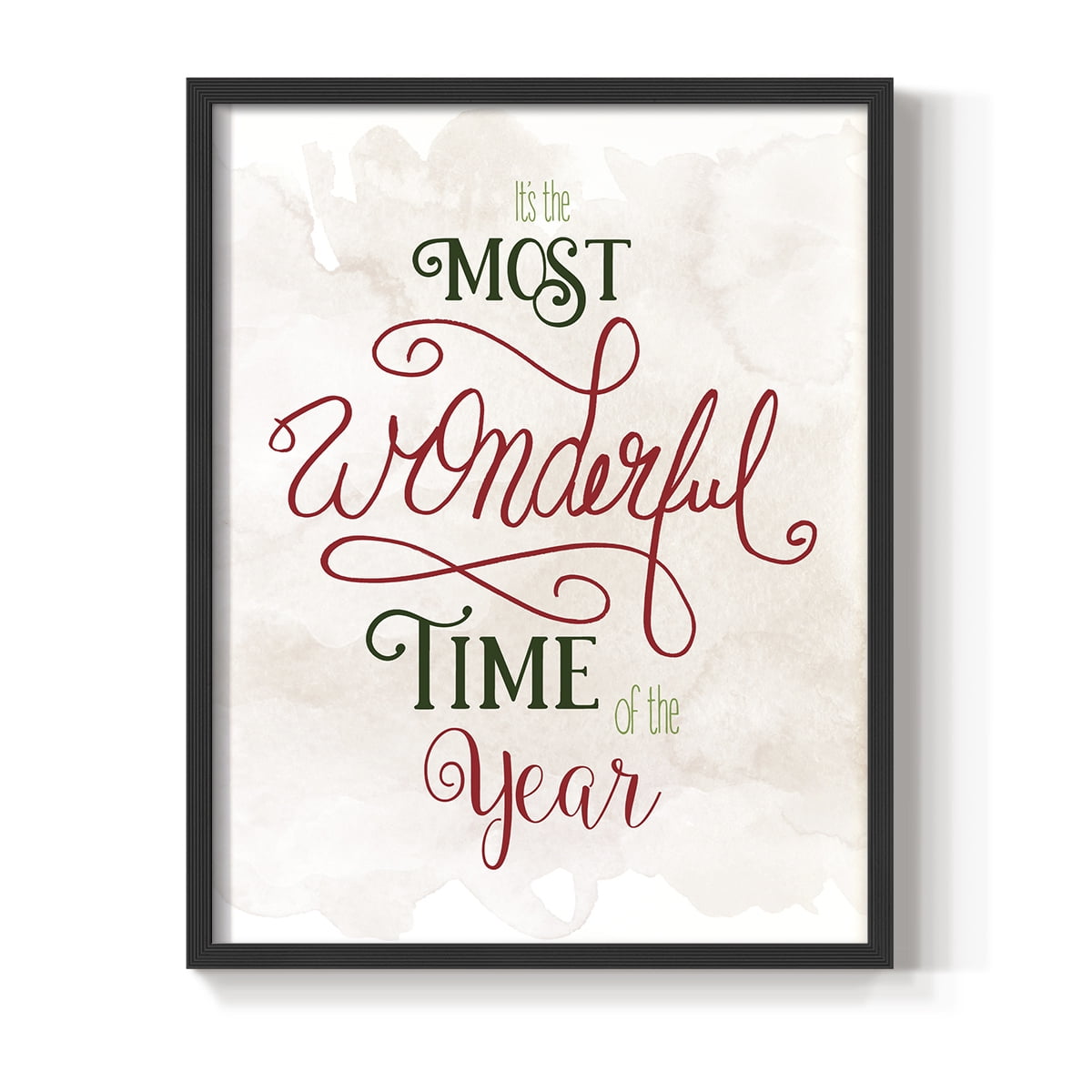 Wonderful Time of the Year Framed Print - Solid Wood in Single Picture Frame Solid Wood 2 Framed Print