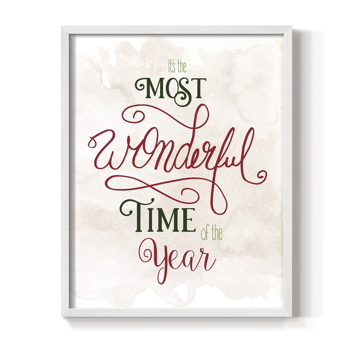 Wonderful Time of the Year Framed Print - Solid Wood in Single Picture Frame Solid Wood 2 Framed Print