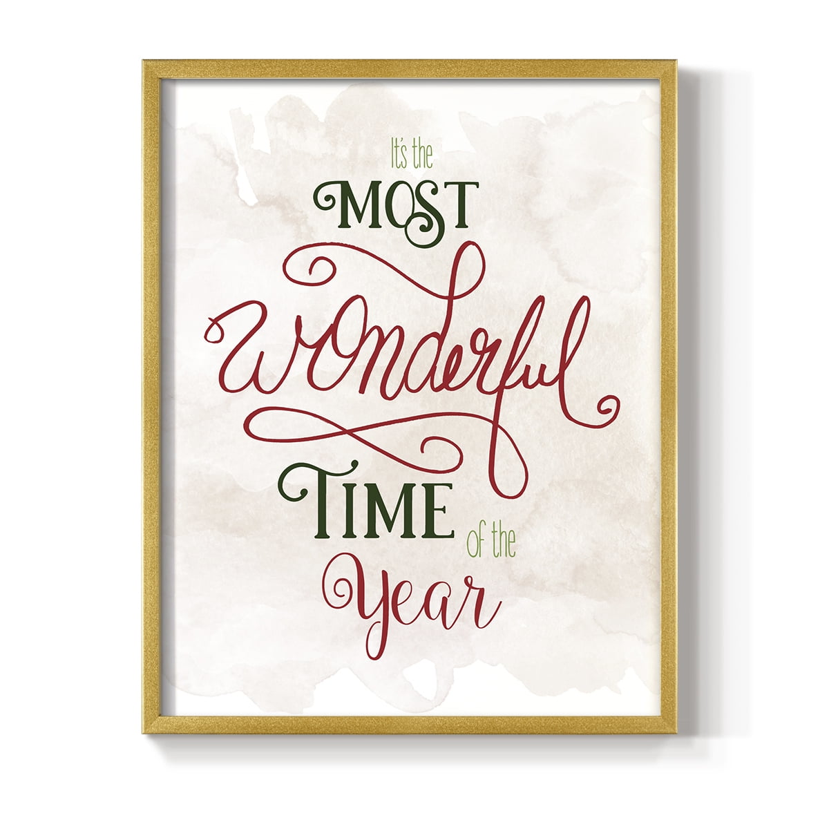Wonderful Time of the Year Framed Print - Solid Wood in Single Picture Frame Solid Wood 2 Framed Print