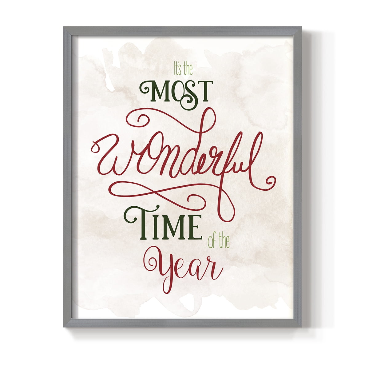Wonderful Time of the Year Framed Print - Solid Wood in Single Picture Frame Solid Wood 2 Framed Print