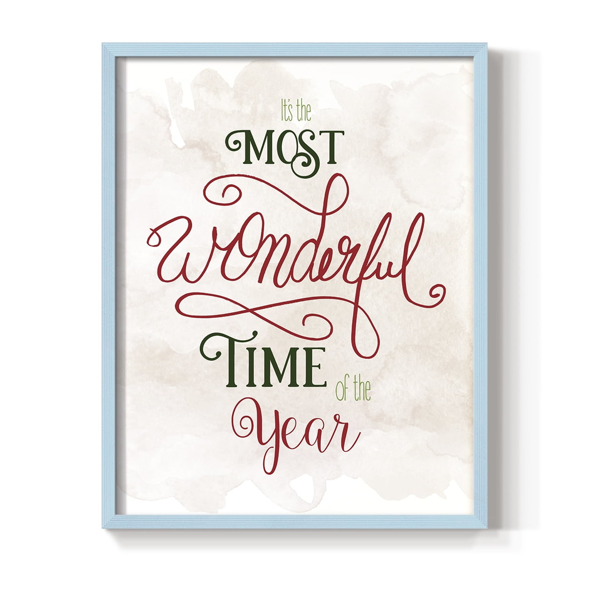 Wonderful Time of the Year Framed Print - Solid Wood in Single Picture Frame Solid Wood 2 Framed Print