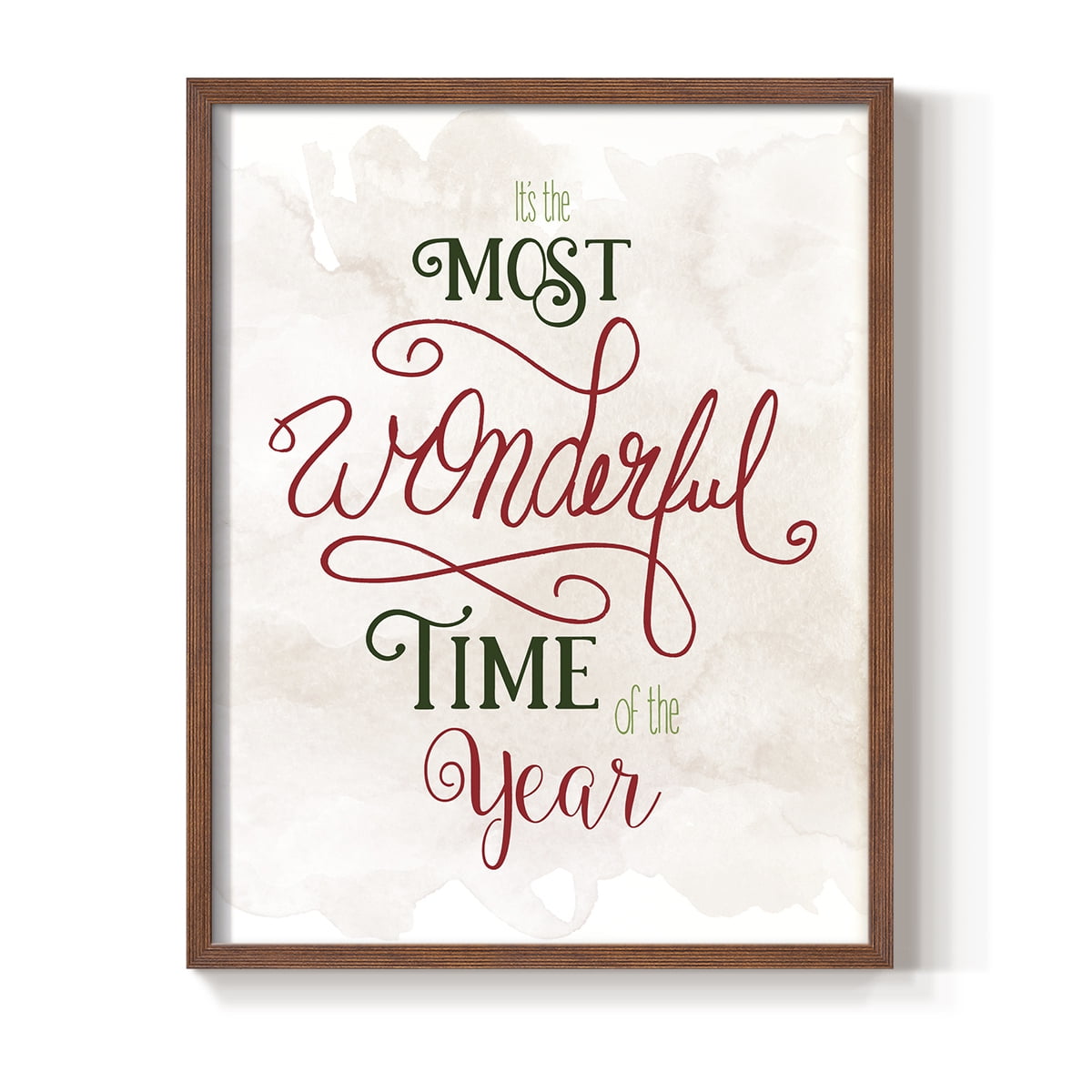 Wonderful Time of the Year Framed Print - Solid Wood in Single Picture Frame Solid Wood 2 Framed Print