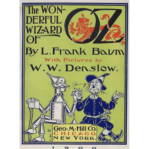 Wonderful Wizard Of Oz History Portrait History (18 x 24)