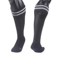 thumbnail image 1 of Wonderful Women's 1 Pair Knee High Sports Socks. Perfect for Fitness, Gym, any Workout or Sport Size M(Black), 1 of 5