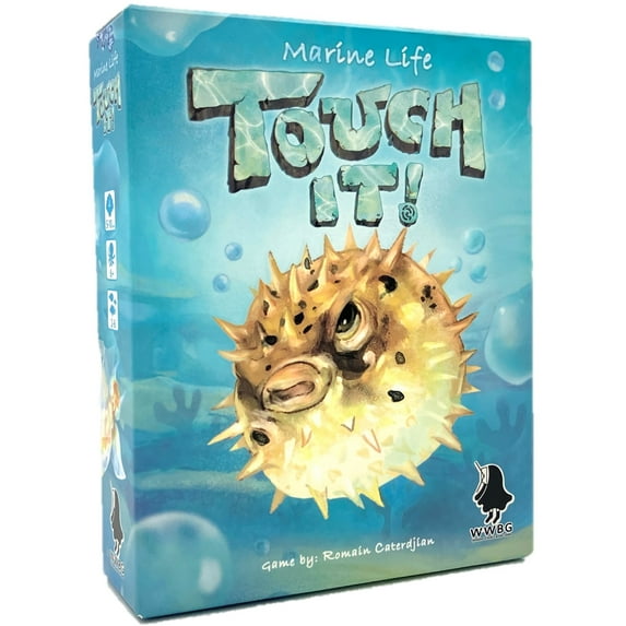 Wonderful World: Touch It! Marine Life - Sensory Party Card Game, Identify Pictures by Touch, Fun & Competitive, Family Ages 6+, 2-6 Players, 10 Mins