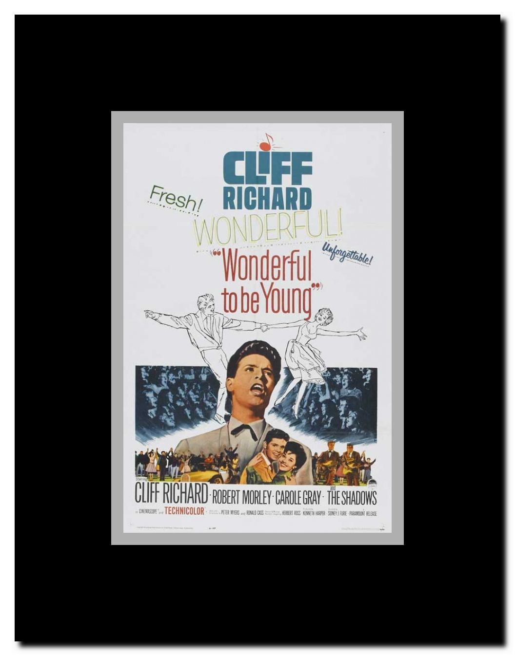 Wonderful to Be Young! Framed Movie Poster
