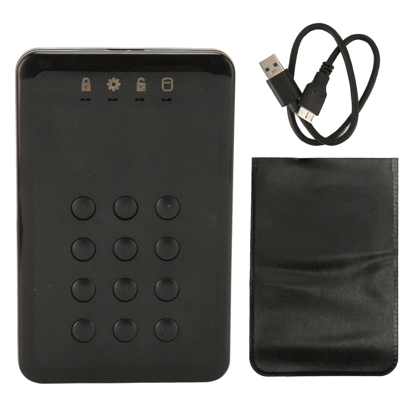 WonderfulMartEncrypted Hard Drive Enclosure 2.5inch USB3.0 SATA