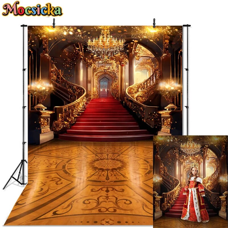 Wonderland Castle Photography Background Garden Flowers Decorative