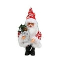 thumbnail image 1 of Wonderland Christmas Santa Ornament Plush Doll Christmas Tree Decoration Fall Wedding Birthday Halloween Thanksgiving Christmas Holiday Decor, 1 of 3