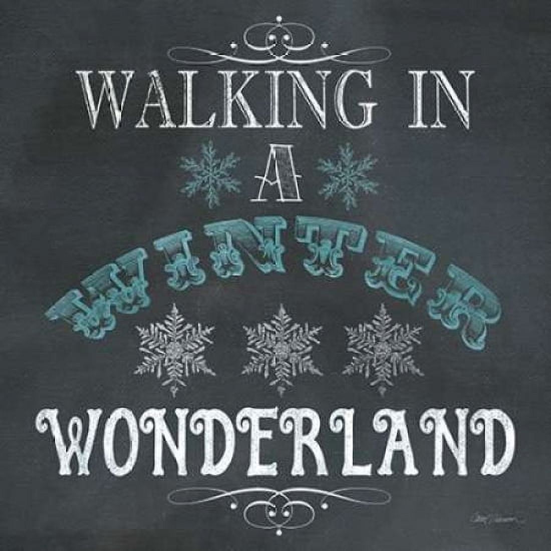 Wonderland Type Canvas Art - Carol Robinson (24 x 24)