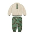 thumbnail image 1 of Wonderluxe Baby Boys' Teddy Fleece Pullover and Jogger Pants Set, 2-Piece, Sizes 0/3M-24M, 1 of 1