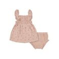 thumbnail image 1 of Wonderluxe Newborn/Infant Girls' Dress and Bloomer, 2-Piece Set, Sizes 0-3M-12M, 1 of 4