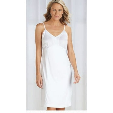 Wondermaid Women’s Plus Size Soft Stretch 22” Tricot Full Slip