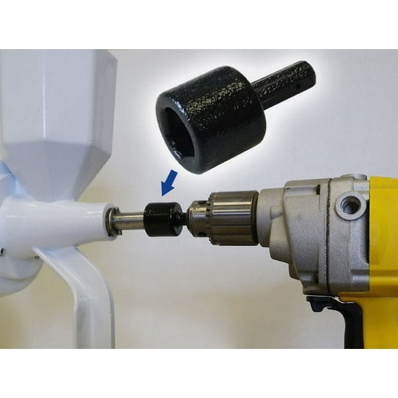 Wondermill Junior Grain Mill Drill Adapter Attachment