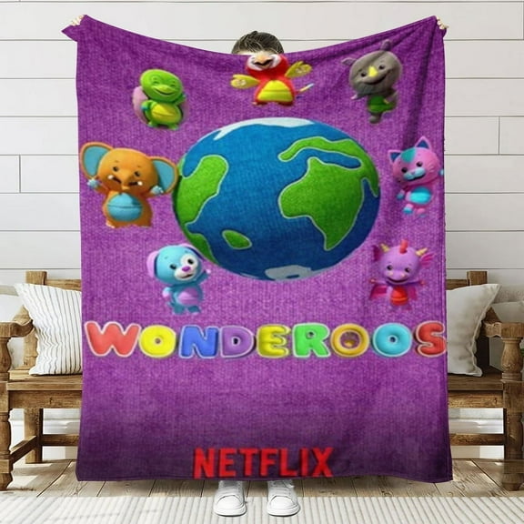 Wonderoos Throw Blanket Gifts for Fans Lover Girls Boys Women Present Hoodie Him Bed 30"x40"