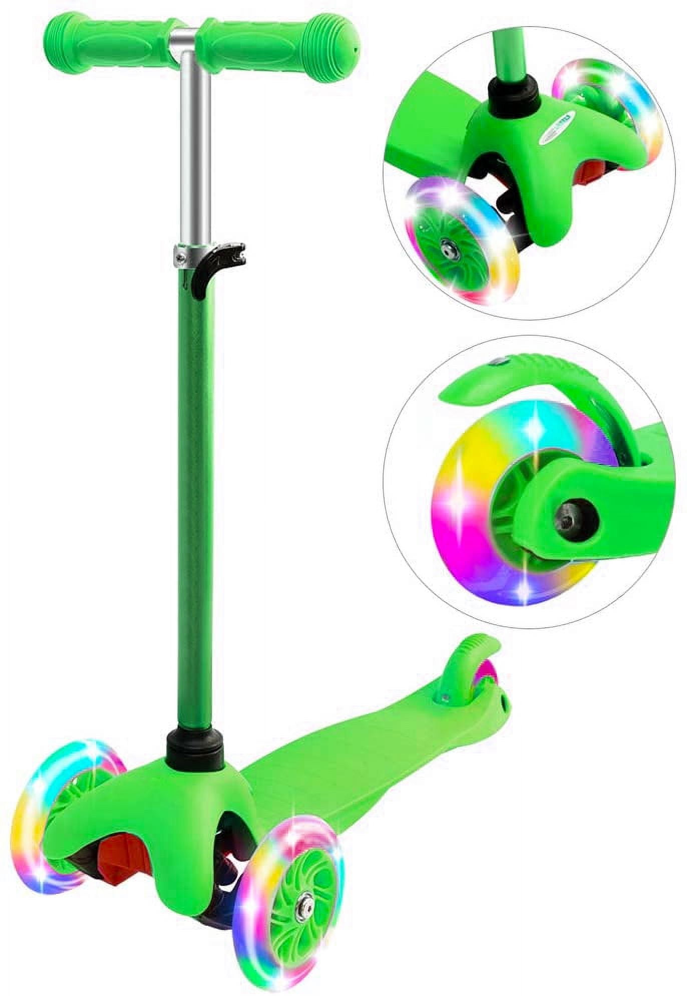Wonderplay Scooter for Kids, Deluxe 3 Wheel Scooter for Toddlers, 4