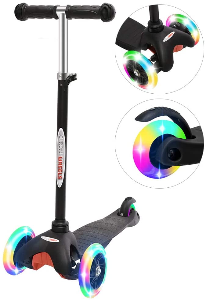 Wonderplay Scooter for Kids, Deluxe 3 Wheel Scooter for Toddlers, 4