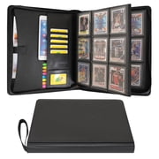 trading card binder walmart Premium 9 Pocket for 360 Cards, Fabmaker PU Card Binder Pocket Protective Trading Card Pages Tsv Trading Card Binder Sleeves,