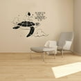 thumbnail image 1 of Wonders Turtle Astronaut Motivation Quote Animal Life Quotes Wall Sticker Art Decal for Girls Boys Room Bedroom Nursery House Fun Home Decors Stickers Wall Arts Vinyl Decoration Size (18x20 inch), 1 of 3