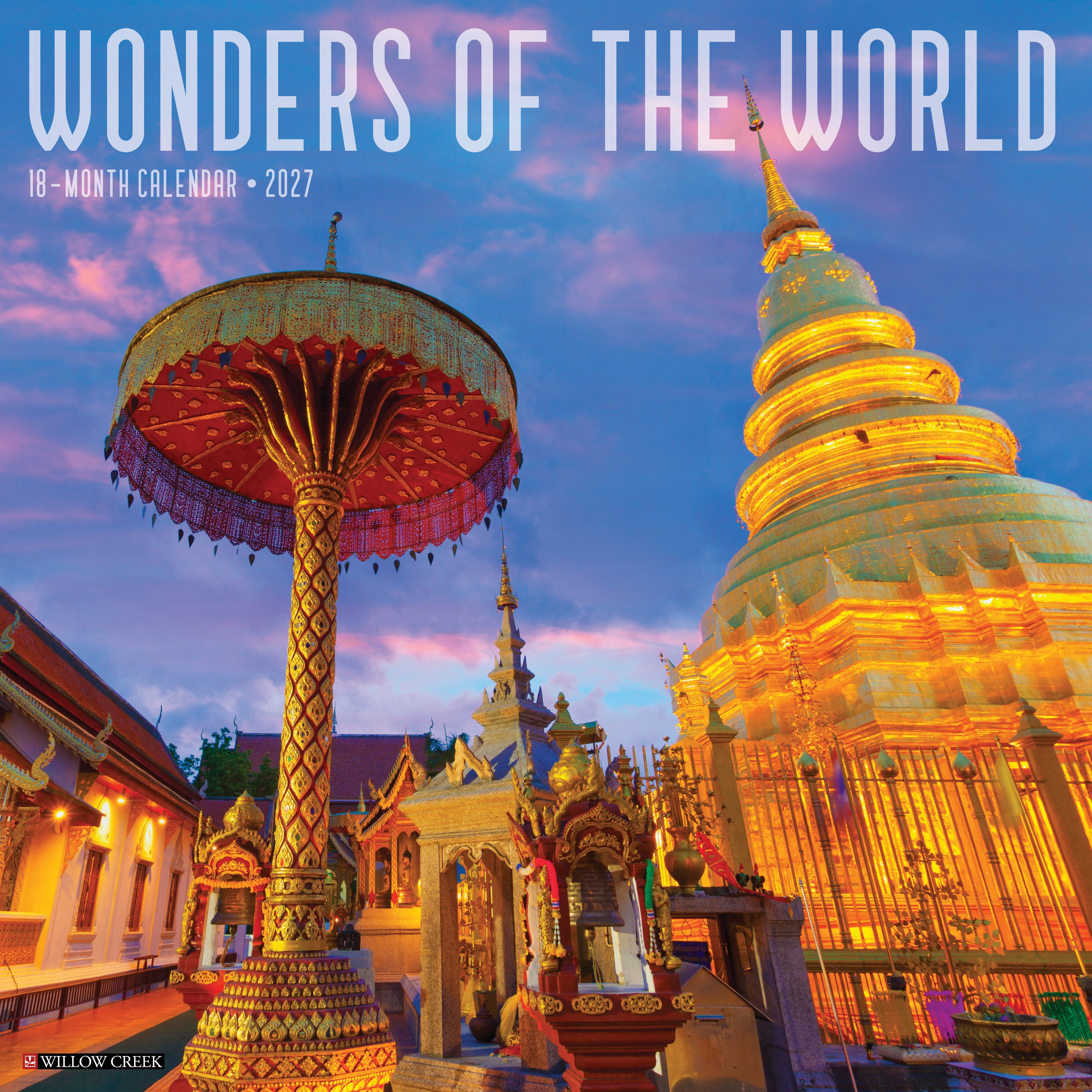 Willow Creek Press, Wonders of the World 2027 Wall Calendar