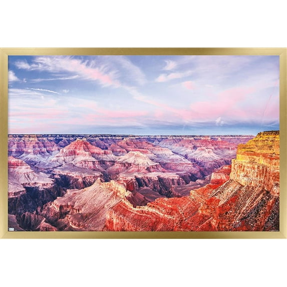 Wonders of the World - Grand Canyon Wall Poster, 22.375" x 34", Framed