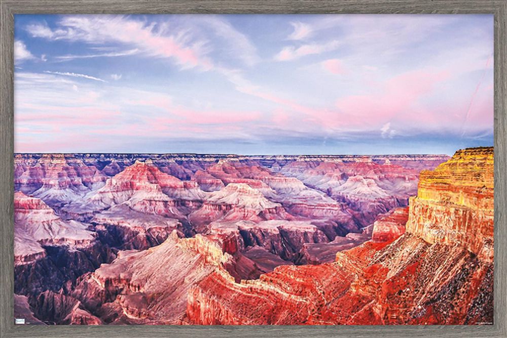 Wonders of the World - Grand Canyon Wall Poster, 22.375" x 34", Framed