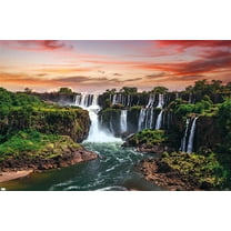 Wonders of the World - Iguazu Falls Wall Poster, 22.375" x 34"