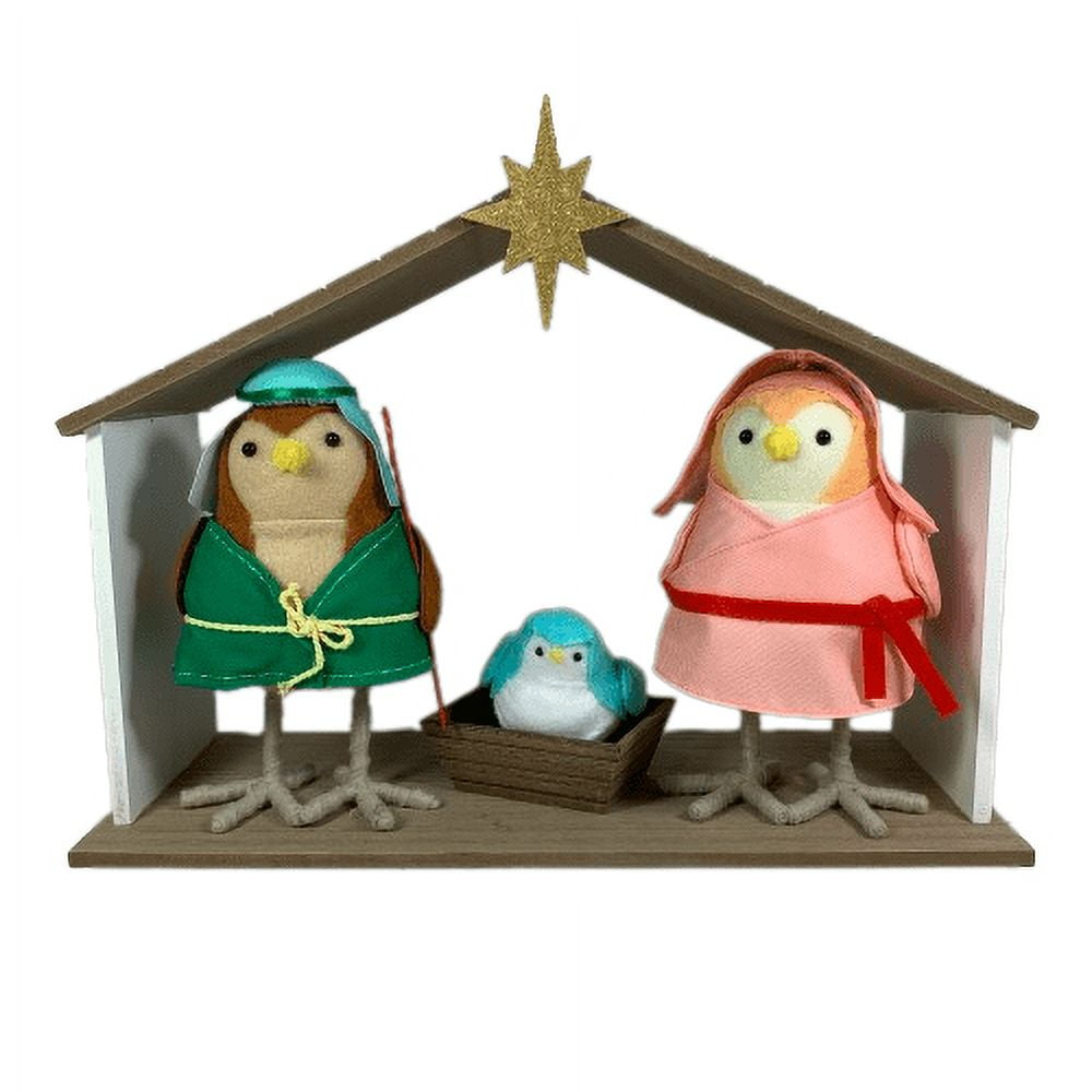 Featherly Friends Christmas Nativity Scene Bird Set
