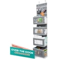 thumbnail image 1 of Wondersome Hanging Storage Organizer Over the Door Rack with Clear Mesh Window, Gray, 1 of 8