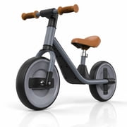 Wonderstone 10-Inch Balance Bike for Kids, Adjustable Seat Ride-On Toy with 2 Silent Wheels, Outdoor Toddler Riding Toy for Boys and Girls Aged 2&ndash;6, Black