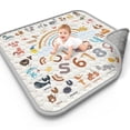 thumbnail image 1 of WonderStone Baby Play Mat for Floor, 50x50 Playpen Mat, Non-Slip Foldable Tummy Time Mat, Machine Washable, Soft for Babies Toddlers Infants 0-3 Years, Multicolor, 1 of 10