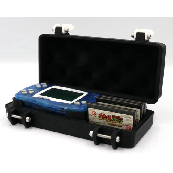 Wonderswan (Non-Color Version) Compatible Protective Carrying Case - Holds 8 Games