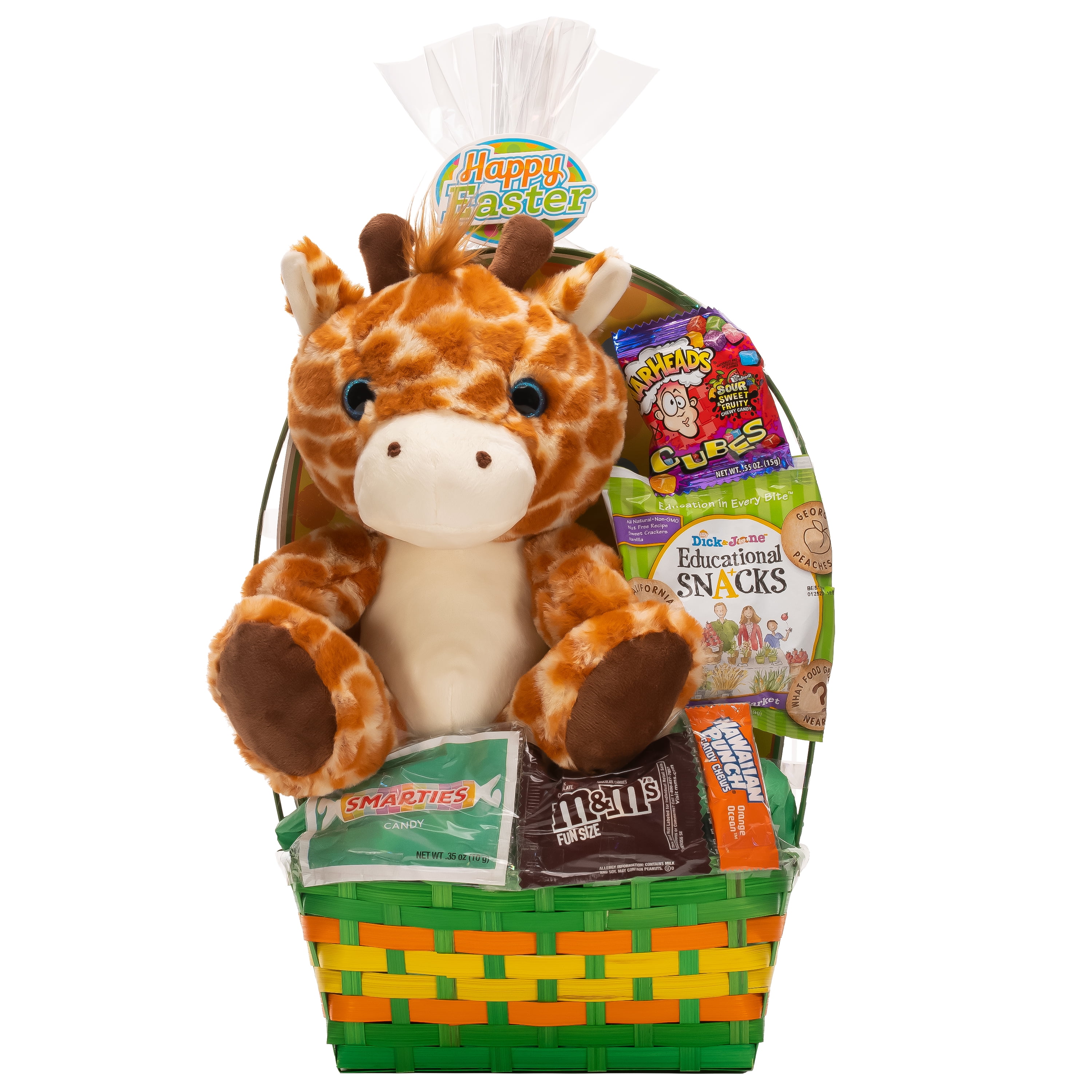 Shop Wondertreats Easter Basket 7piece Gift Set Giraffe Plush with Candies Great Prices Await