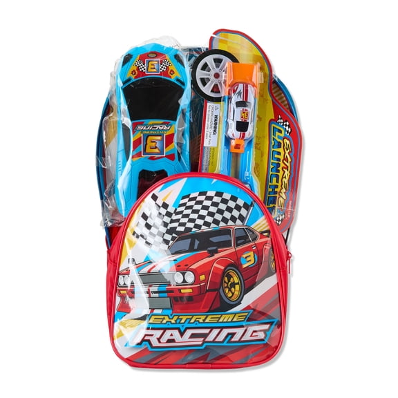 Prefilled Extreme Racing Backpack Easter Basket Gift Set, by Wondertreats