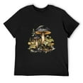 Wondex Men'S Magic Mushroom Mycology TShirt, Psychedelic Forager'S