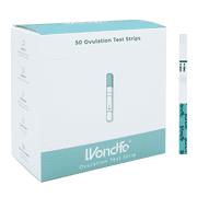 Wondfo - 100 Count Individually Ovulation Test Strips - Detecting LH Surge & Highly Sensitive at Home Test Kit (100 Count) - W2-S50
