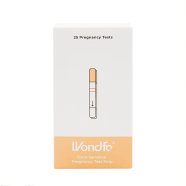 Wondfo - 25 Count Early Result Pregnancy Test Strips - Extra Sensitive 10 mIU/mL HCG Early Predictor Kits, Detect 6 Days Sooner Than Your Missed Period -[25 Count]