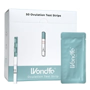 Wondfo - 50 Count Individually Ovulation Test Strips - Detecting LH Surge & Highly Sensitive at Home Test Kit (50 Count) - W2-S50