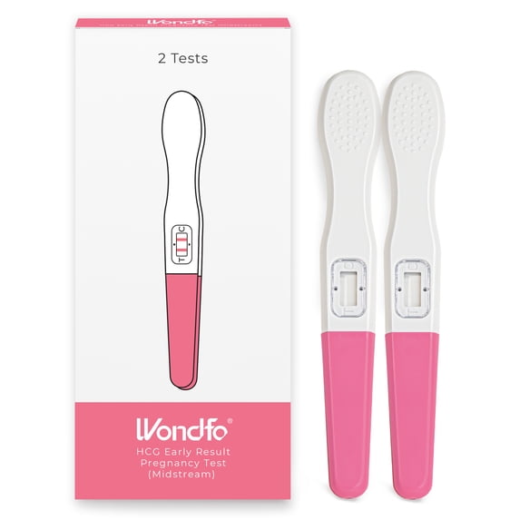 Wondfo Early Result Pregnancy Test Sticks, Over 99% Accurate, At-Home Use, 6 Days Early Detection, 2 Count