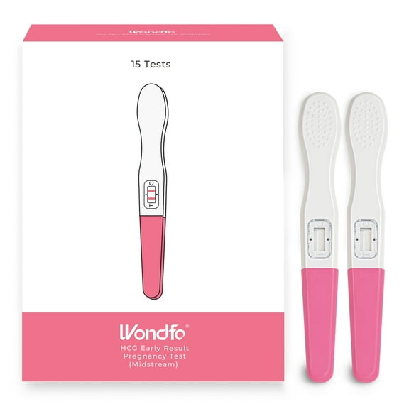 Wondfo Early Result Pregnancy Test Sticks, Over 99% Accurate, At-Home Use, 6 Days Early Detection, 15 Count