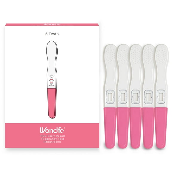 Wondfo Early Result Pregnancy Test Sticks, Over 99% Accurate, At-Home Use, 6 Days Early Detection, 5 Count