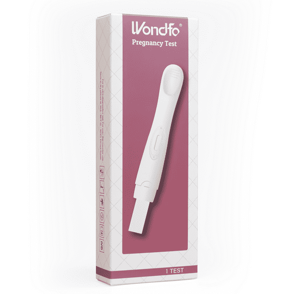 Wondfo Pregnancy Test - Detect HCG with 99% Accuracy - Easy to Use at Home HCG UrineTest with Fast and Reliable Results - [1 Count]