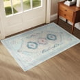thumbnail image 1 of Wondo 2x3 Entryway Area Rug, Washable Area Rug, Rugs for Bedroom, Kitchen Rugs, Vintage Boho Carpet, Soft Non-Slip, Low Pile Area Rug, Beige, 1 of 8