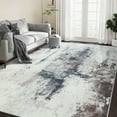 thumbnail image 1 of Wondo Washable Abstract Area Rug, 7x10 Brown Modern Living Room Carpet, Non-Slip Non-Shedding Bedroom Rug, Indoor Rugs, Stain Resistant Rug for Dining Room and Dorm, 1 of 8