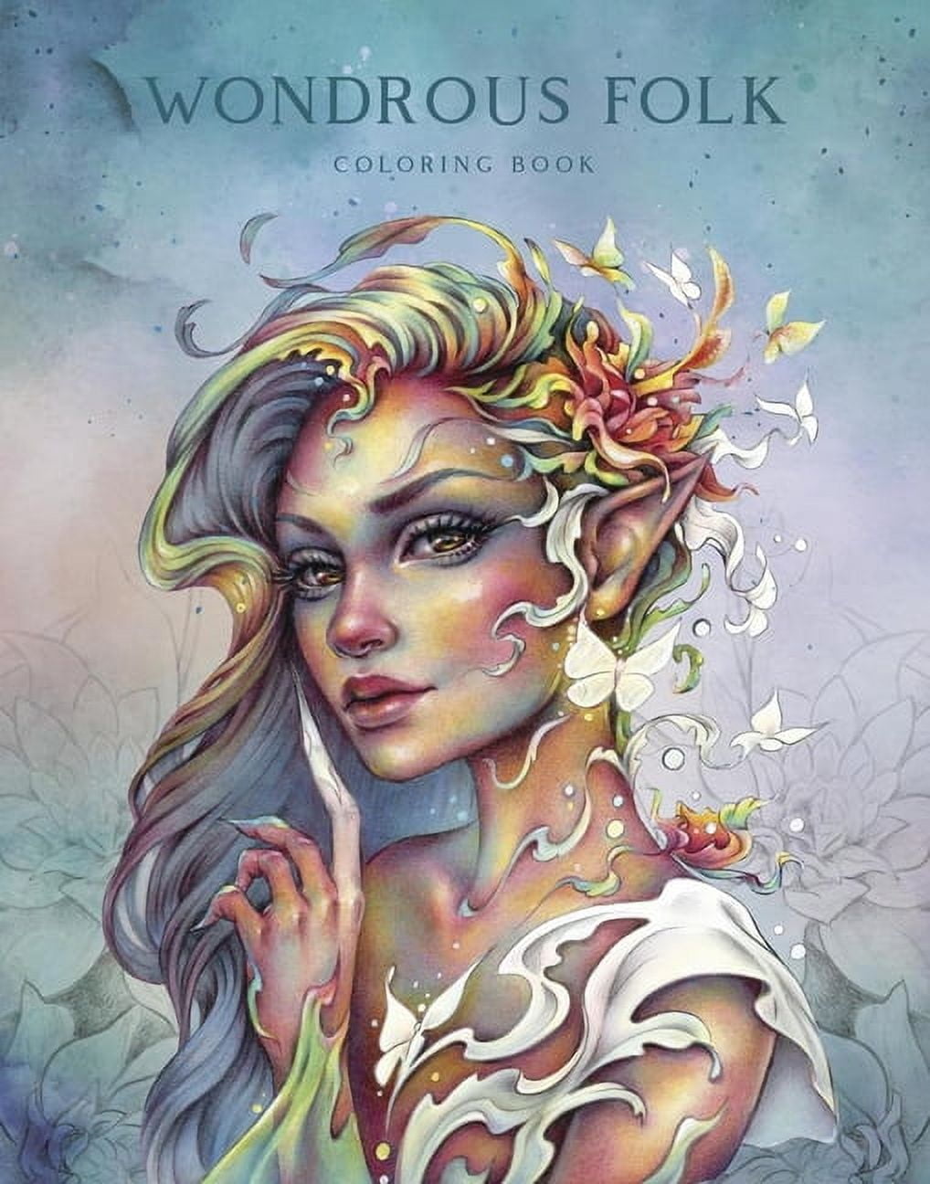 Wondrous Folk Coloring Book, (Paperback)
