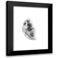 thumbnail image 1 of Wong, Brandon 12x14 Black Modern Framed Museum Art Print Titled - Moon Waning No. 2, 1 of 5